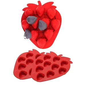 3 Pack X Strawberry Ice Cube Chocolate Soap Tray